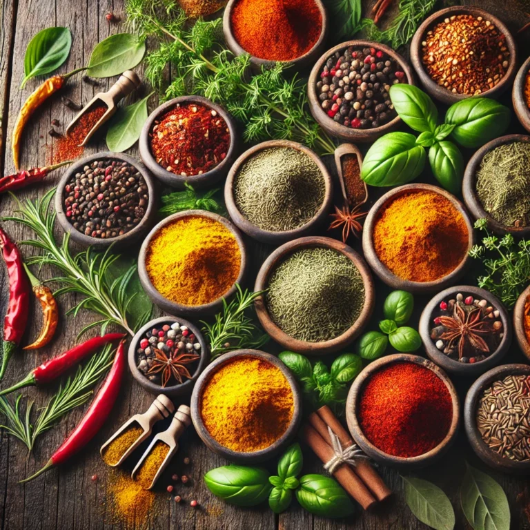 Spices and Herbs for Meal Prep